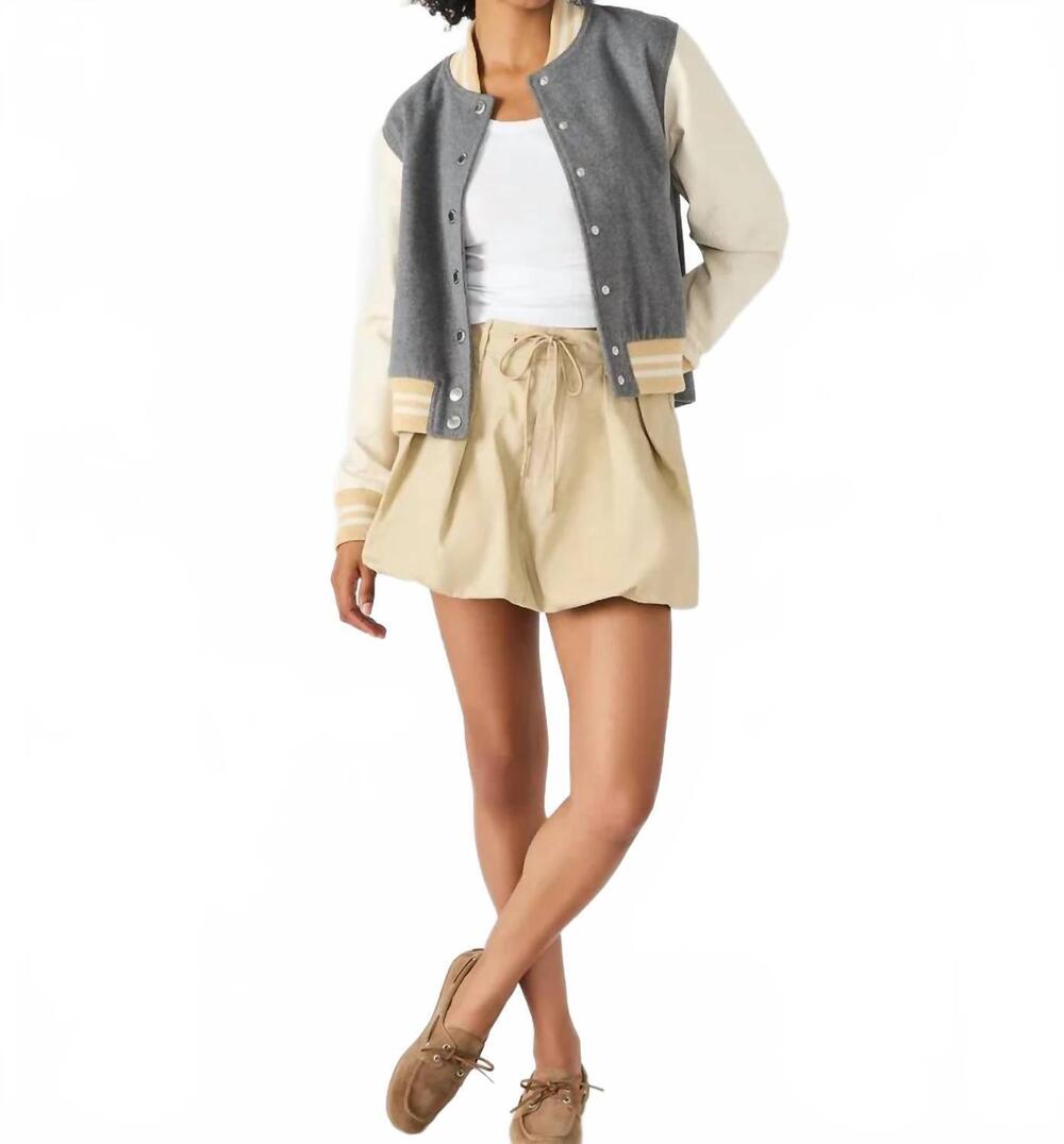 NEW STEVE MADDEN rooney jacket in heather grey